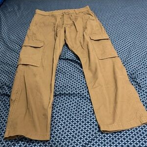 Wrangler Brown Cargos Loose Fit